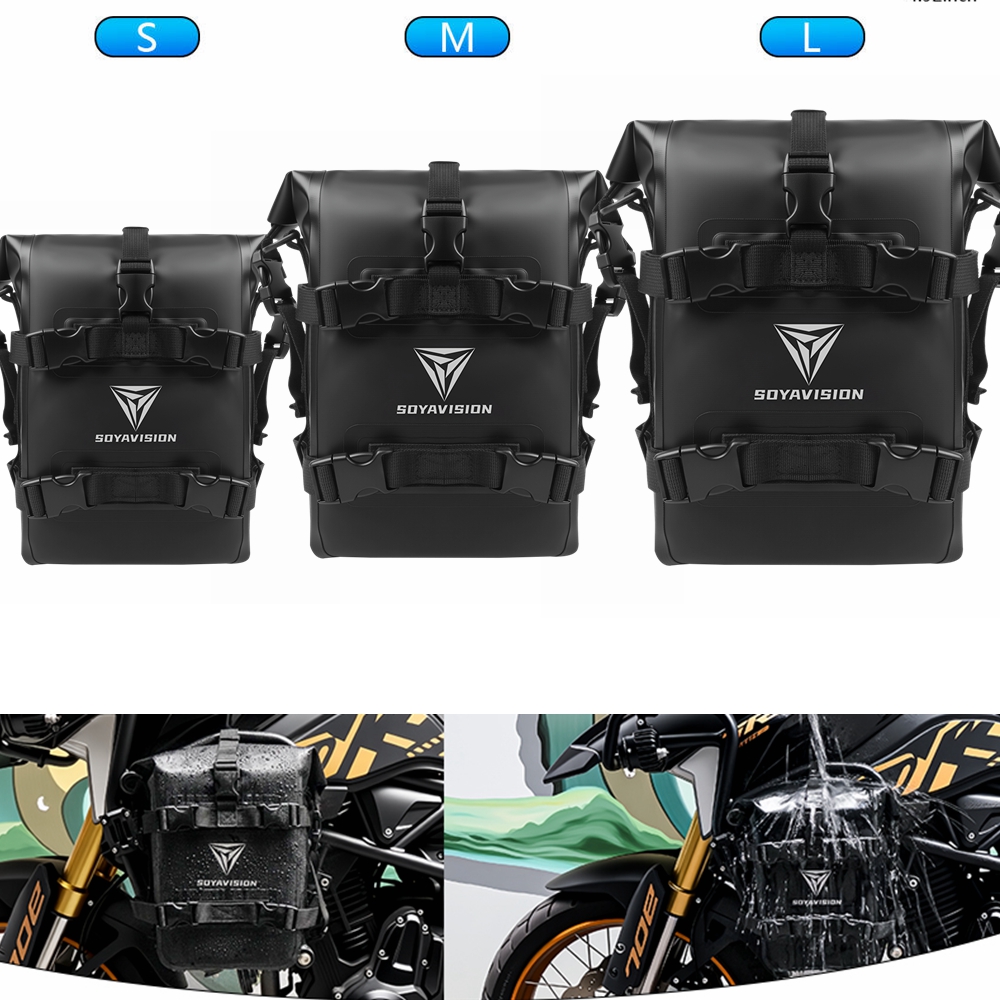 Motorcycle Crash Bar Waterproof Dry Bag - S/M/L уличная боковая сумка на бак,