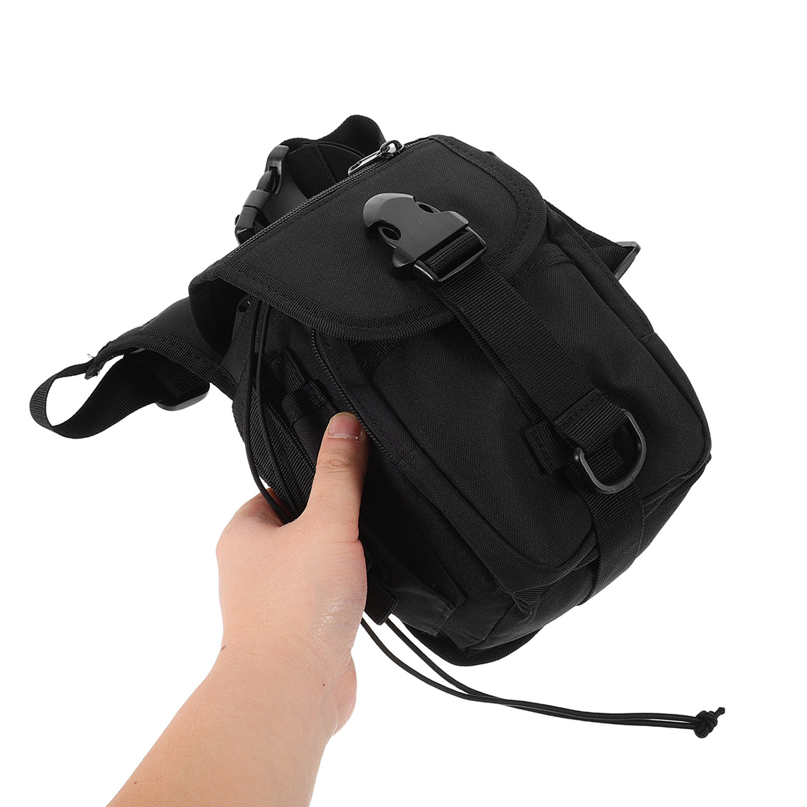 Motorcycle Leg Bag Drop Thigh Pouch - Черная мотоциклетная сумка на бедро для