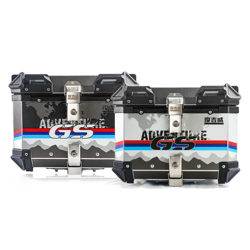 Aluminum Top Case Luggage Box 45L 55L - Задний багажник мотоцикла, алюминиевый хвостовой ящик