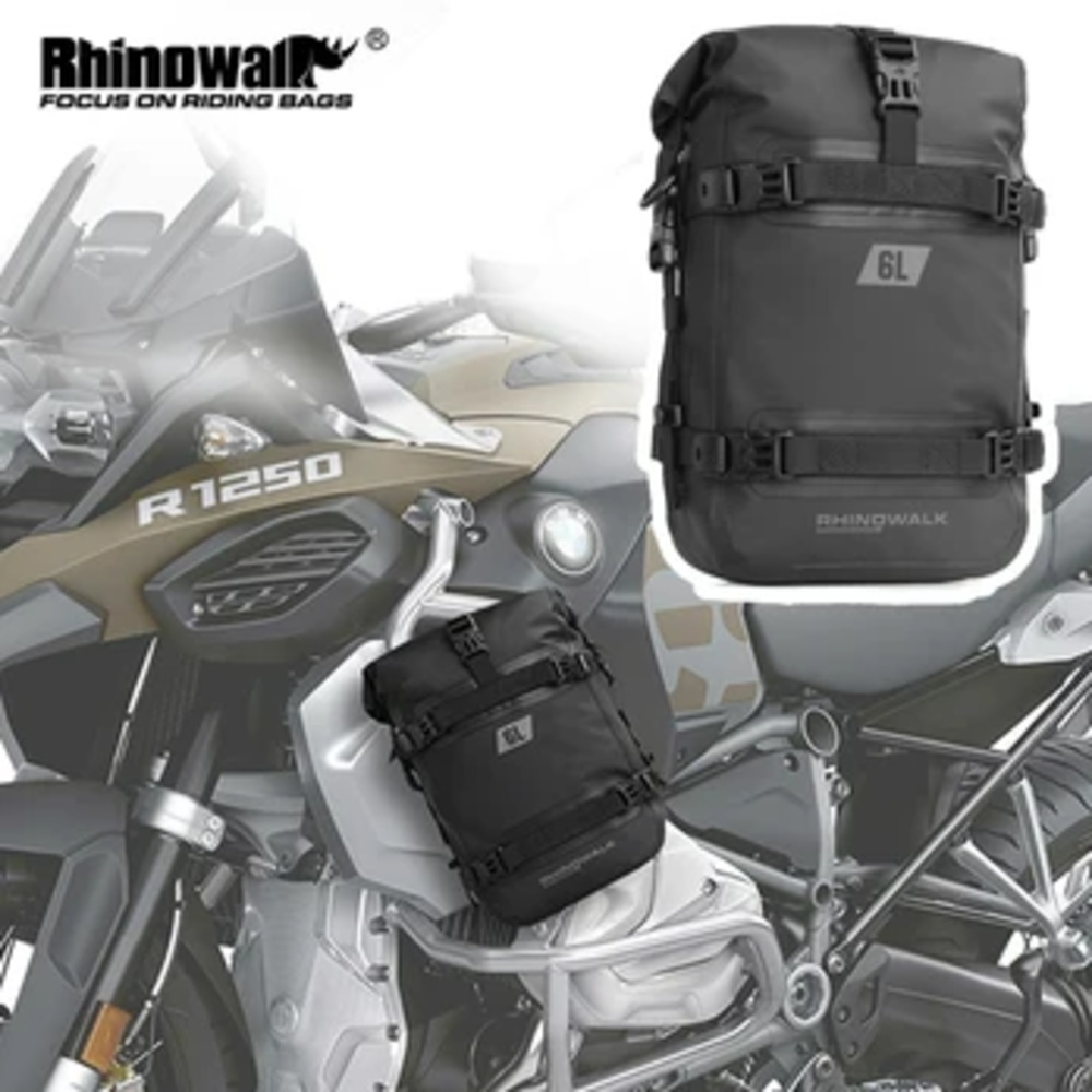 Motorcycle Crash Bar Waterproof Dry Bag - Сухая сумка Rhinowalk 6L, водонепроницаемая рама