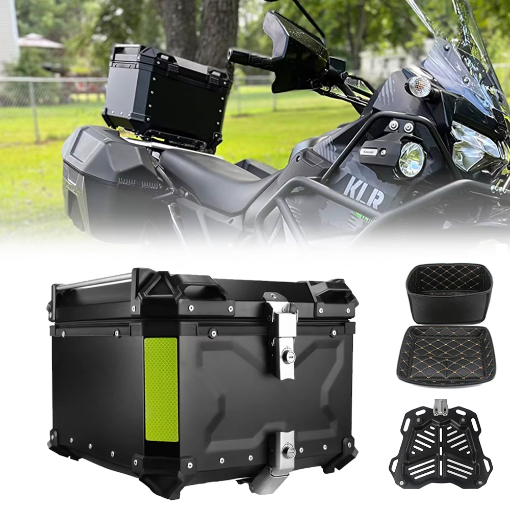 Aluminum Top Case Luggage Box 45L 55L - Алюминиевый мотоциклетный ящик 65л 80л 100л