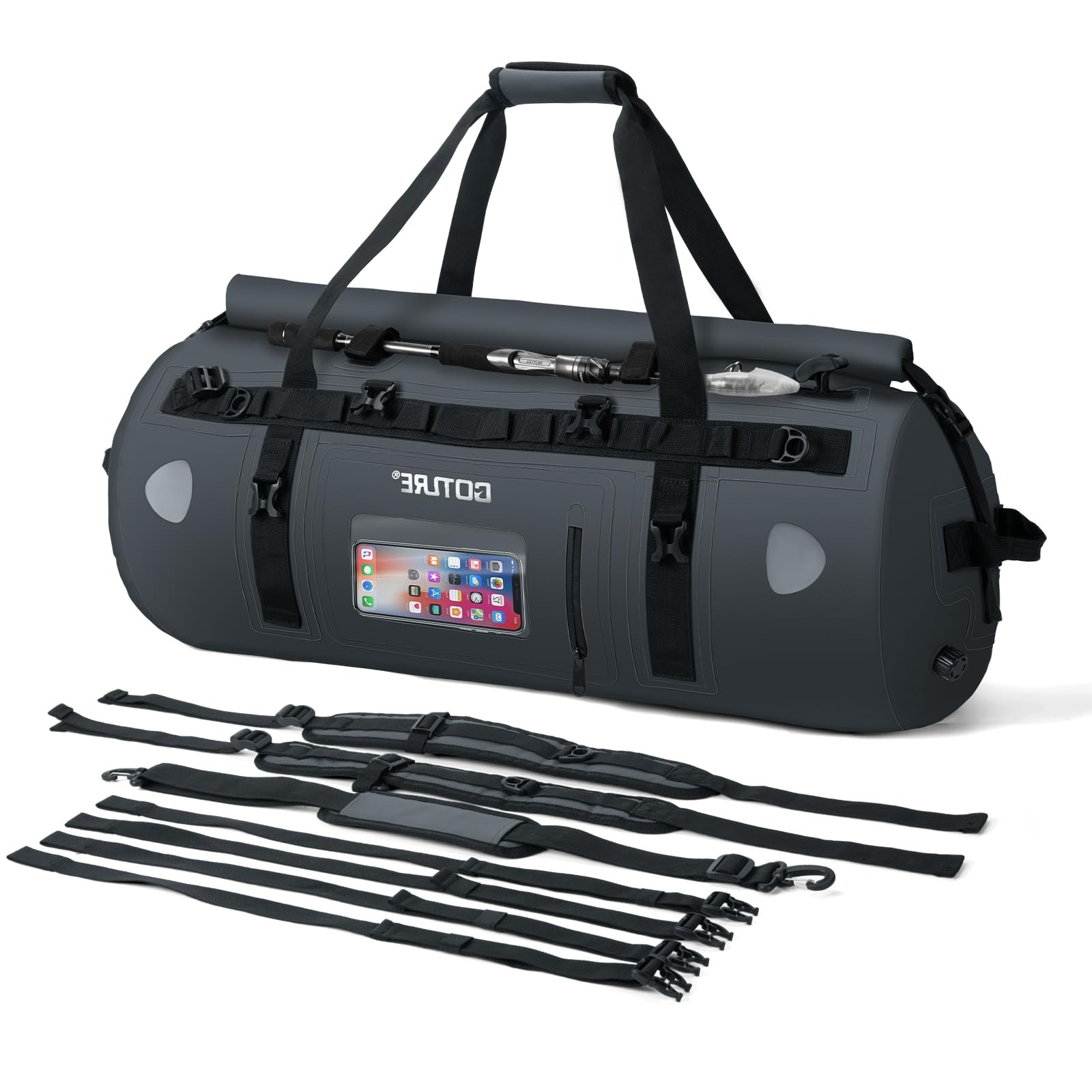 Motorcycle Tail Bag Waterproof Roll Top - Сухая сумка Goture для мотоцикла, водонепроницаемая