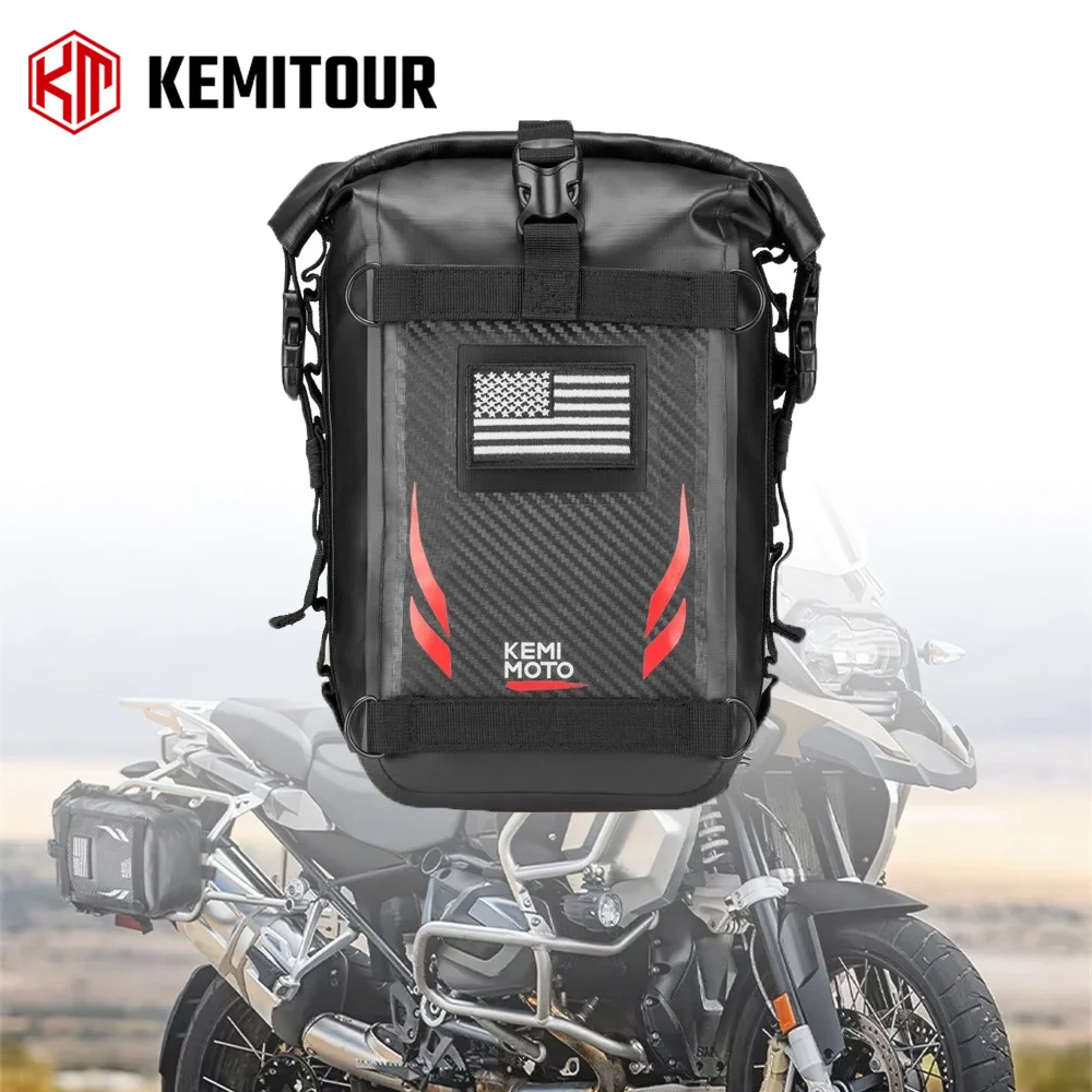Motorcycle Crash Bar Waterproof Dry Bag - Водонепроницаемая боковая сумка для мотоцикла, 6,5