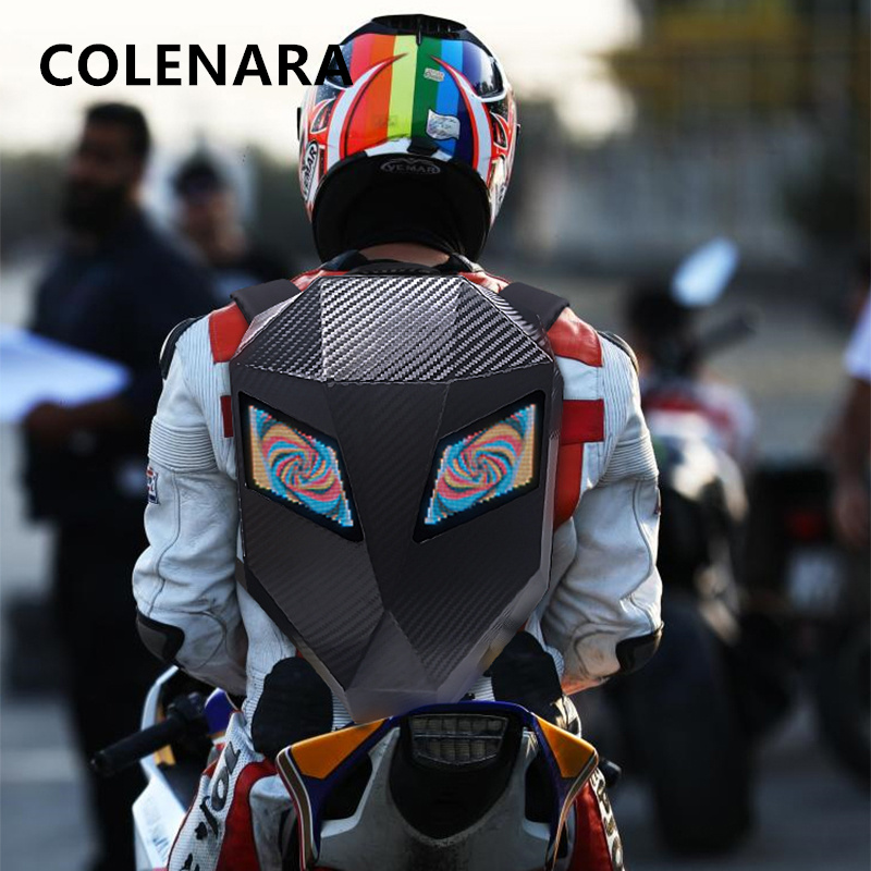 Motorcycle Helmet Backpack Waterproof Led - Водонепроницаемый рюкзак COLENARA из АБС-пластика +