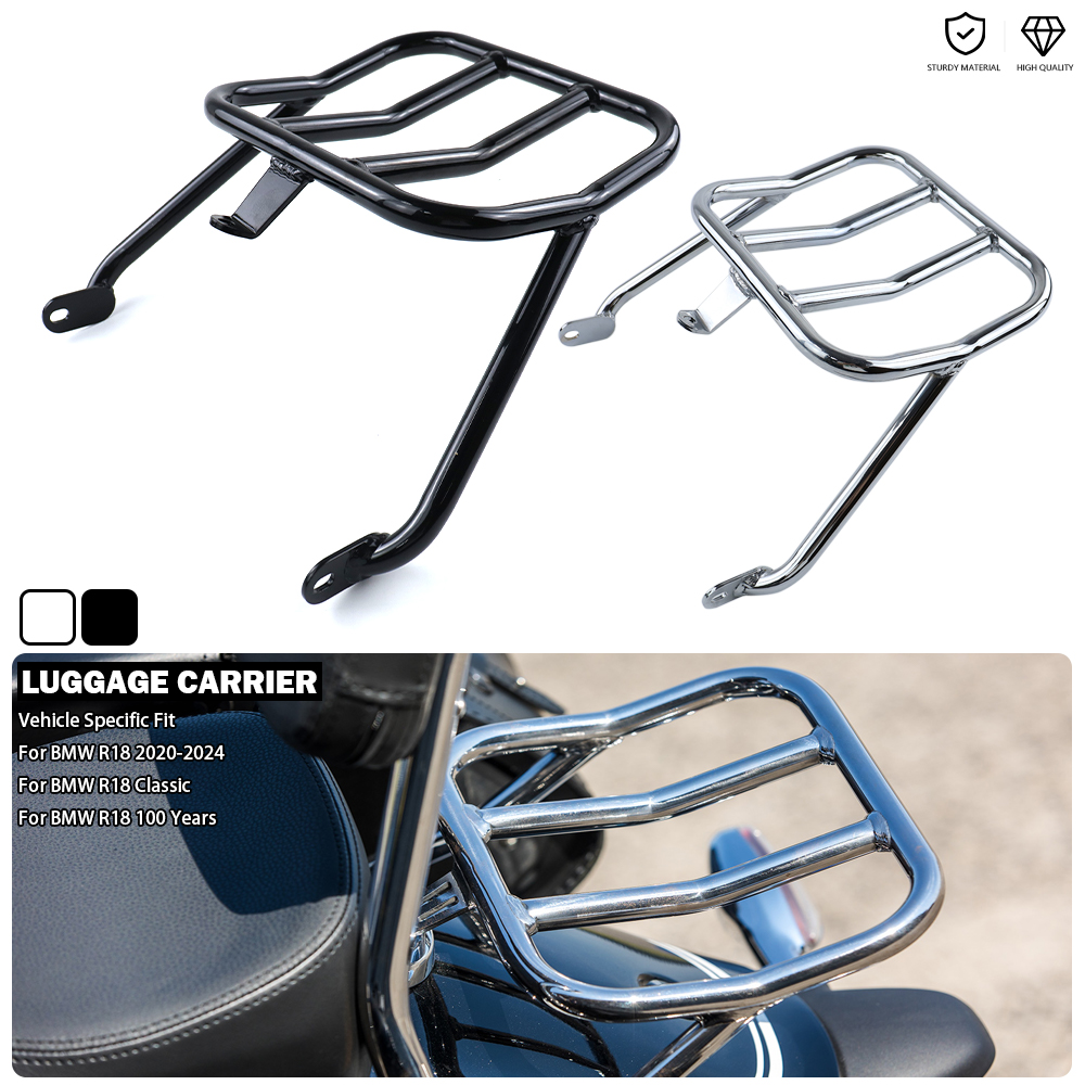 Motorcycle Luggage Rack Rear Carrier Steel - Комплект крепления задней багажника из нержавеющей