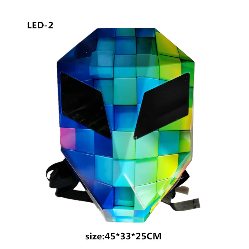 Motorcycle Helmet Backpack Waterproof Led - Светодиодный рюкзак, сумка для мотоциклетного шлема,