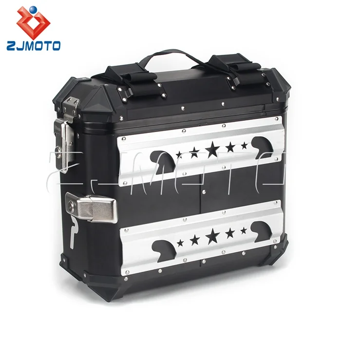 2 шт. алюминиевые боковые кофр – обзор и цена Motorcycle Saddlebags Hard Luggage Panniers