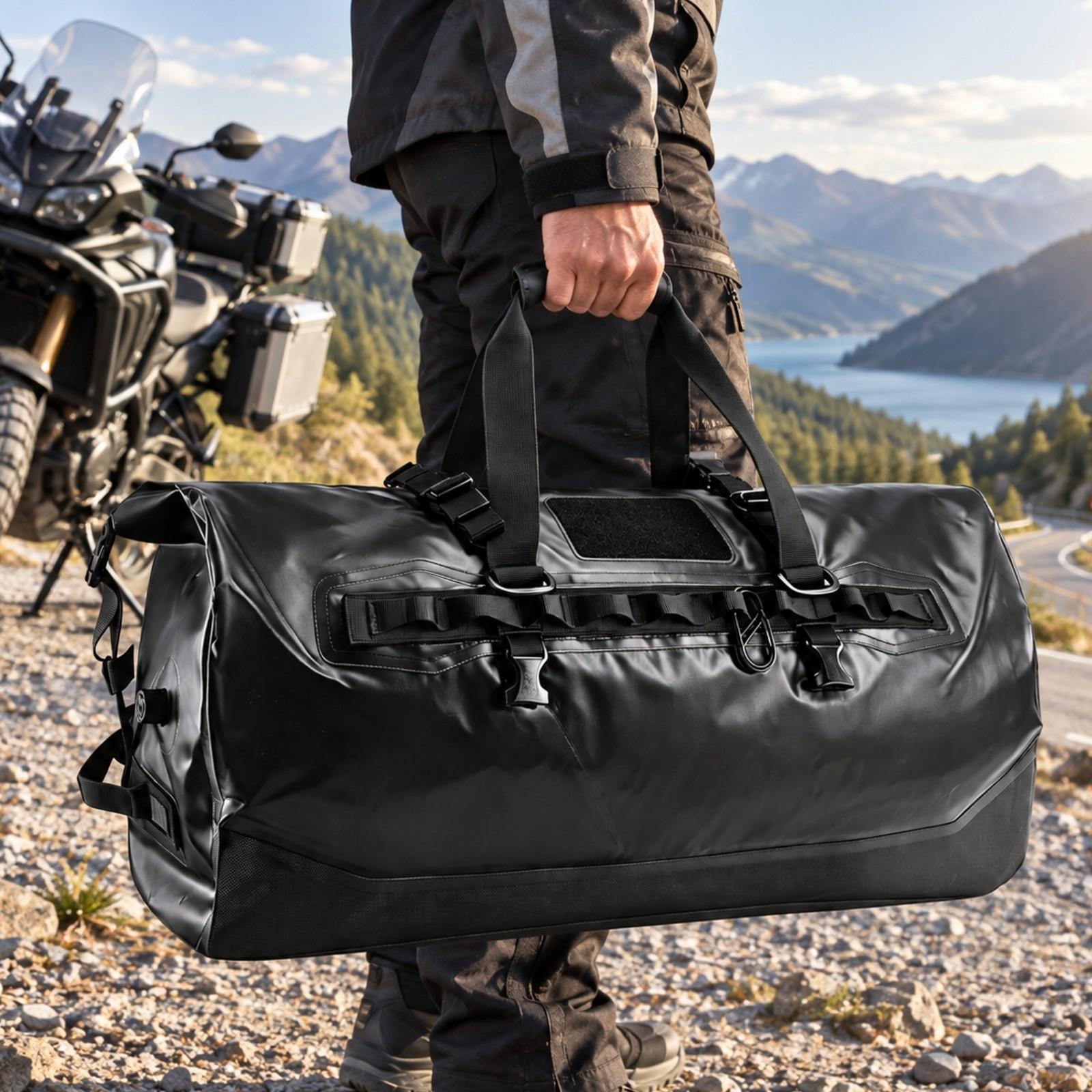 Водонепроницаемая сумка-дафл д – обзор и цена Motorcycle Tail Bag Waterproof Roll Top
