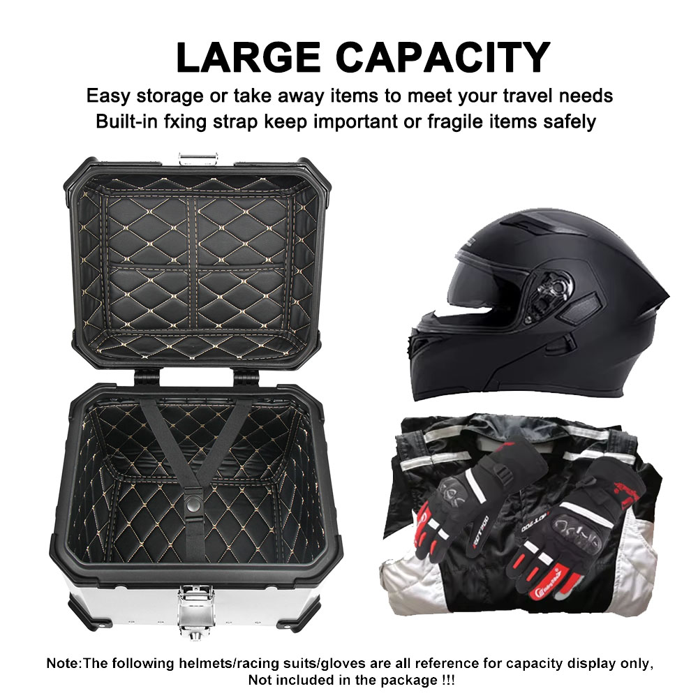 Для BMW Для VOGE 55L 45L Мотоц – обзор и цена Aluminum Top Case Luggage Box 45L 55L