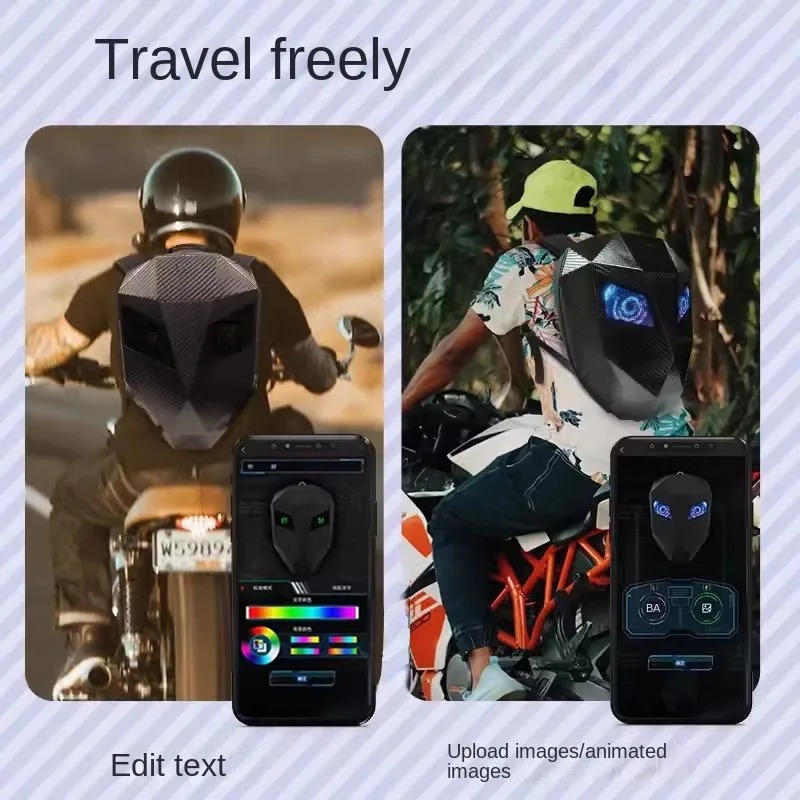 LOY светодиодный Mochila Knigh – обзор и цена Motorcycle Helmet Backpack Waterproof Led