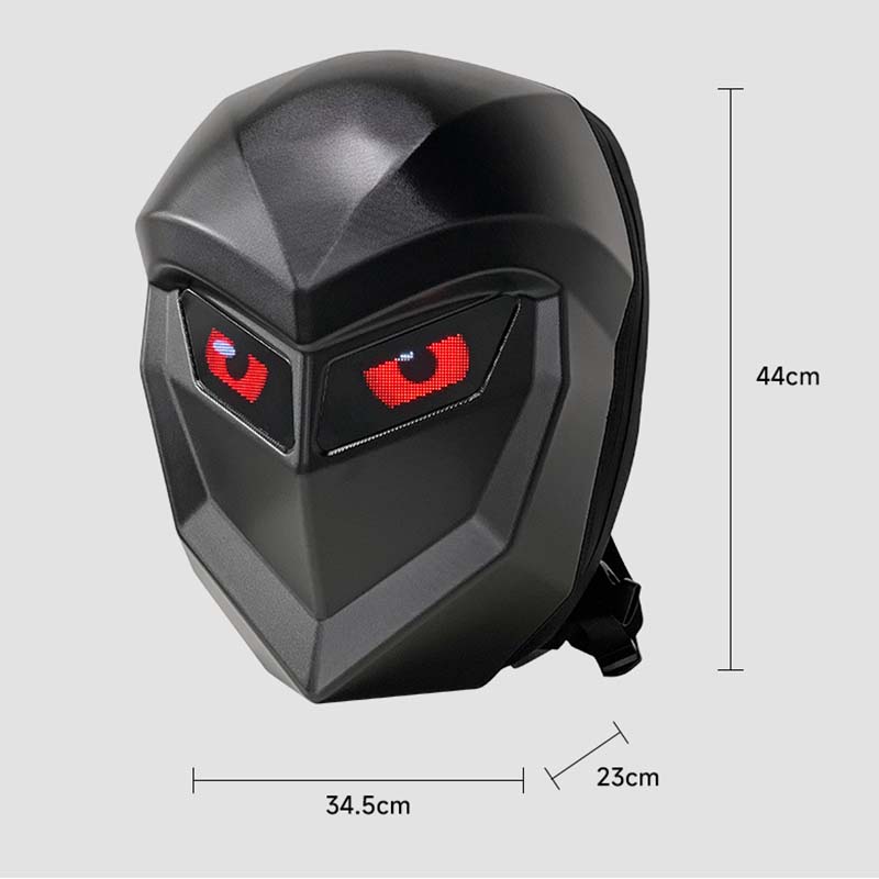 Мотоциклетная сумка с жестким  – обзор и цена Motorcycle Helmet Backpack Waterproof Led