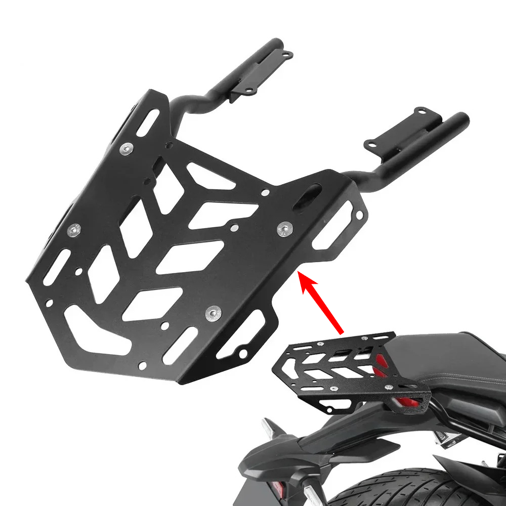 Задний багажник-платформа для  – обзор и цена Motorcycle Luggage Rack Rear Carrier Steel
