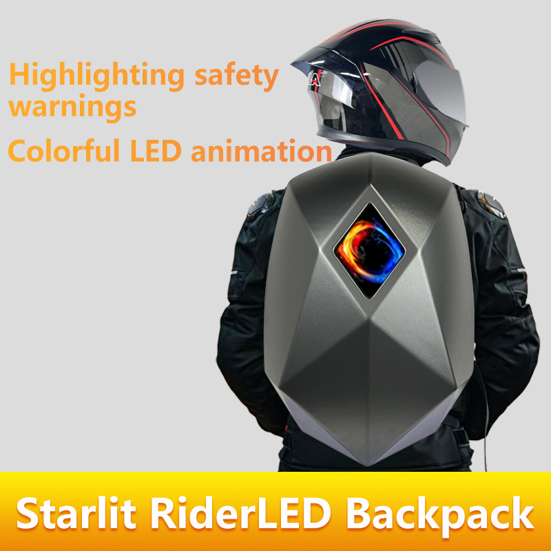 Рюкзак для мотоциклистов с LED – обзор и цена Motorcycle Helmet Backpack Waterproof Led