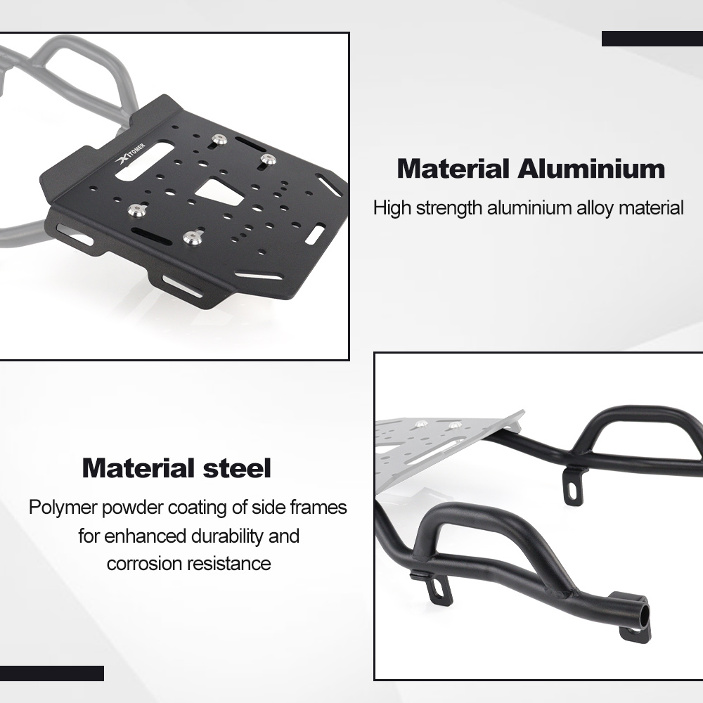 Задний багажник для мотоцикла  – обзор и цена Motorcycle Luggage Rack Rear Carrier Steel