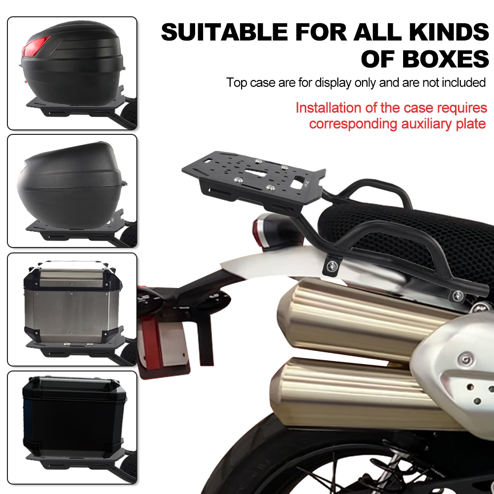 Задний багажник для мотоцикла  – обзор и цена Motorcycle Luggage Rack Rear Carrier Steel