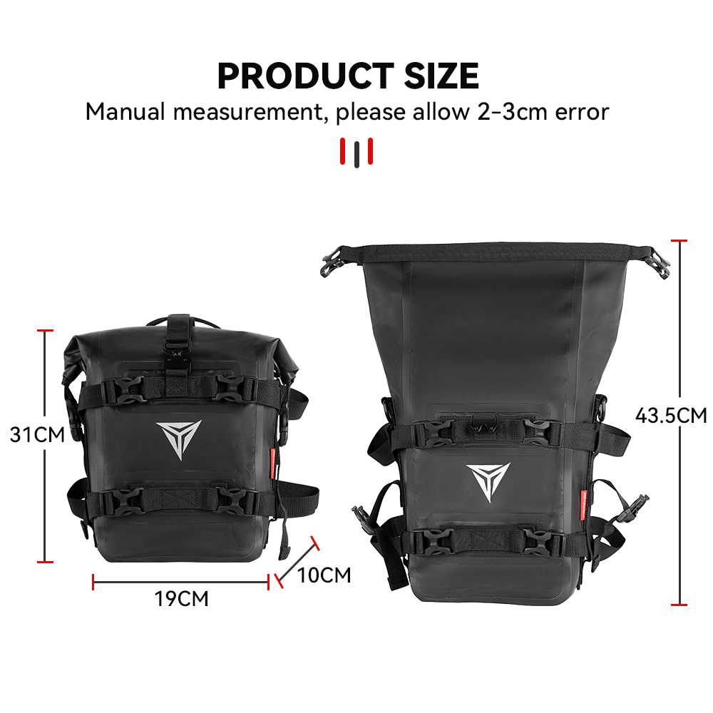 Уличная боковая сумка на бак,  – обзор и цена Motorcycle Crash Bar Waterproof Dry Bag