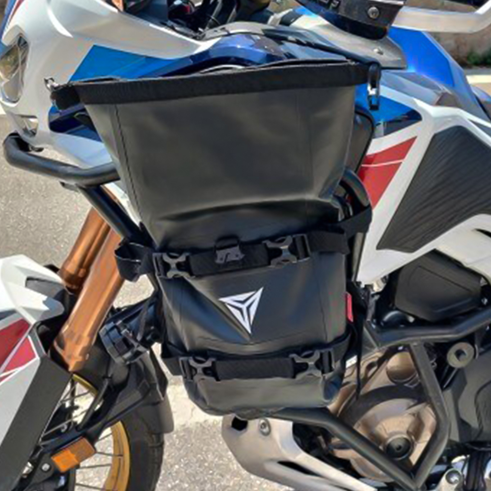Уличная боковая сумка на бак,  – обзор и цена Motorcycle Crash Bar Waterproof Dry Bag