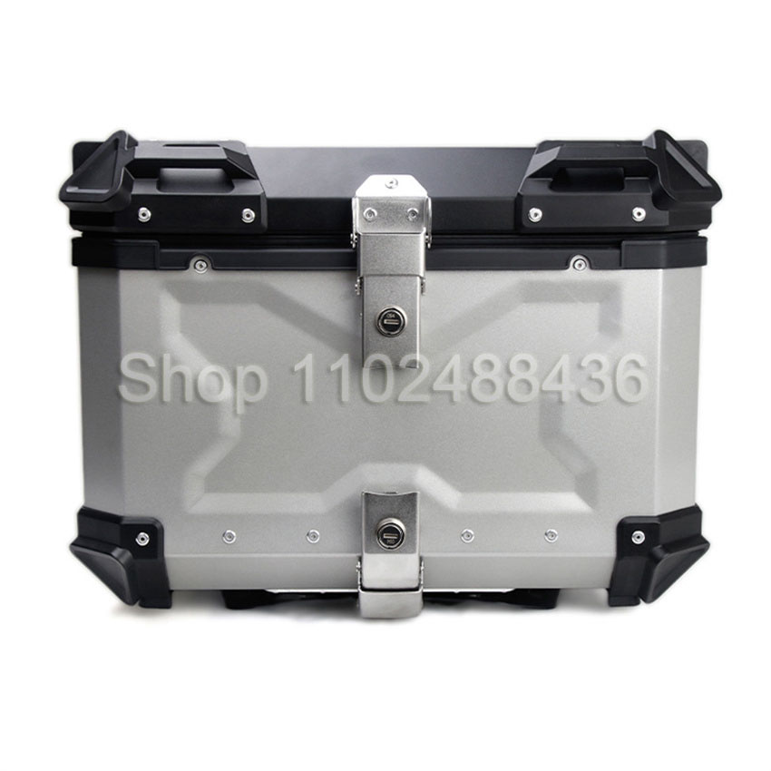 55L 45L Алюминиевый мотоциклет – обзор и цена Aluminum Top Case Luggage Box 45L 55L