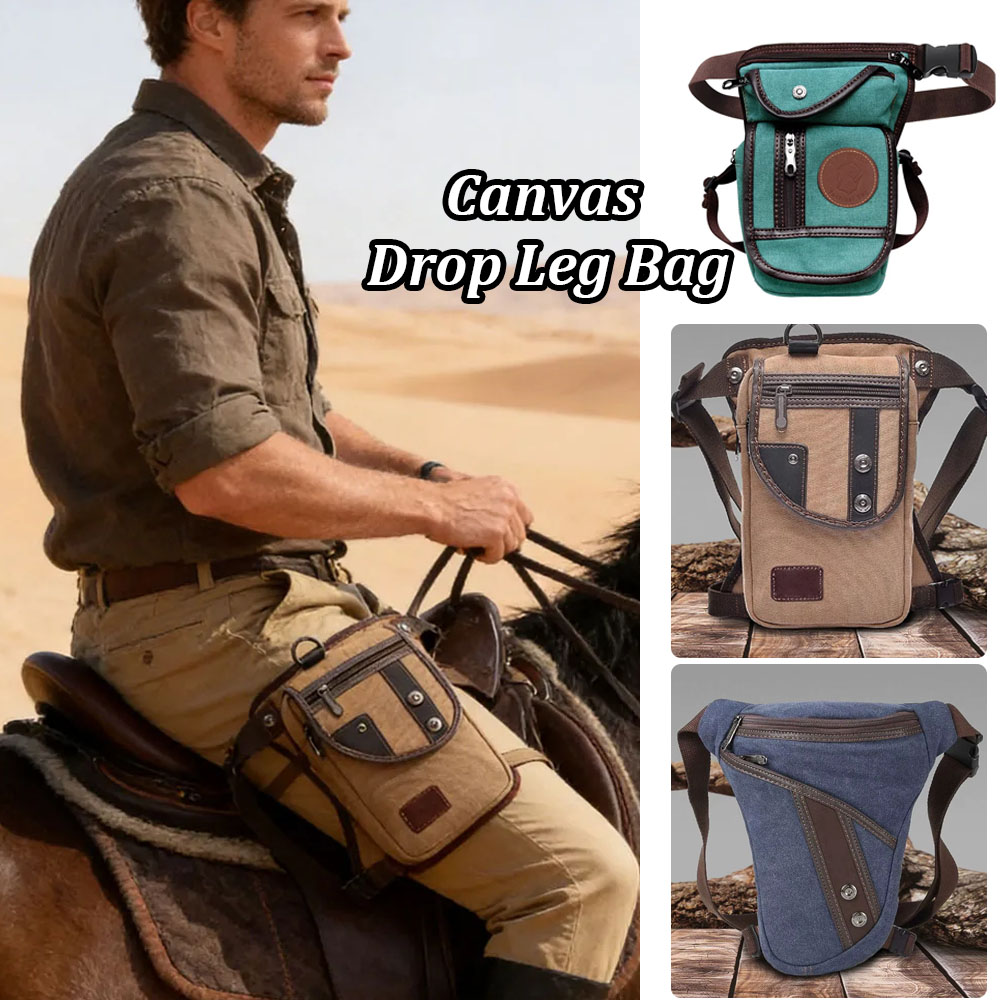 Поясная сумка-бананка из канва – обзор и цена Motorcycle Leg Bag Drop Thigh Pouch
