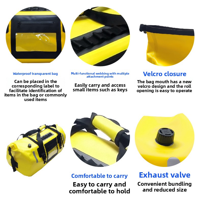 Водонепроницаемая мотоциклетна – обзор и цена Motorcycle Tail Bag Waterproof Roll Top