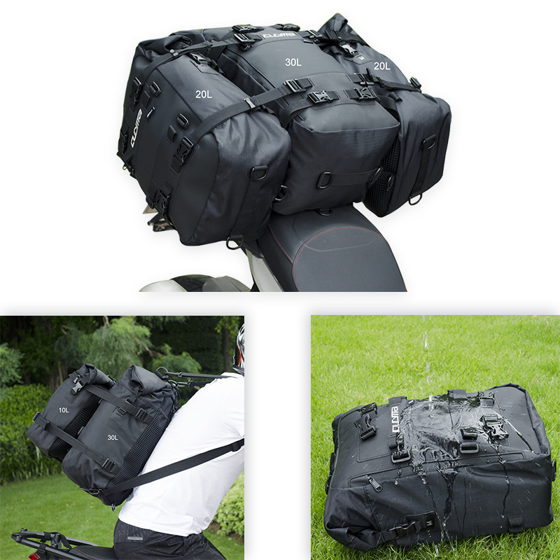Водонепроницаемый мотоциклетны – обзор и цена Motorcycle Tail Bag Waterproof Roll Top