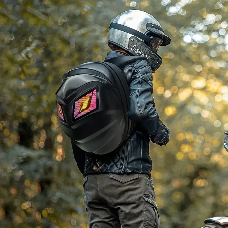 Рюкзак для мотоциклистов LoyLE – обзор и цена Motorcycle Helmet Backpack Waterproof Led