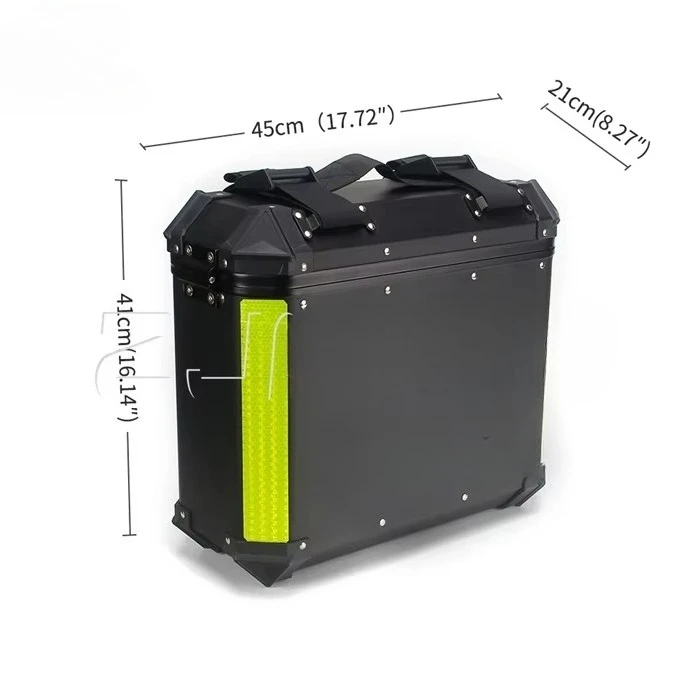 2 шт. Алюминиевые боковые кофр – обзор и цена Motorcycle Saddlebags Hard Luggage Panniers