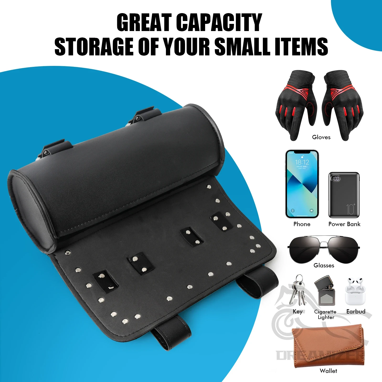 Водонепроницаемая сумка-чехол  – обзор и цена Waterproof Motorcycle Handlebar Bag Pouch
