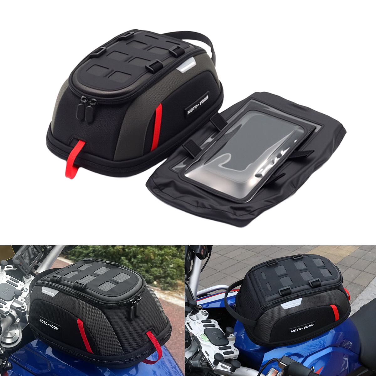 Сумка на топливный бак мотоцик – обзор и цена Motorcycle Tank Bag Magnetic Quick Release