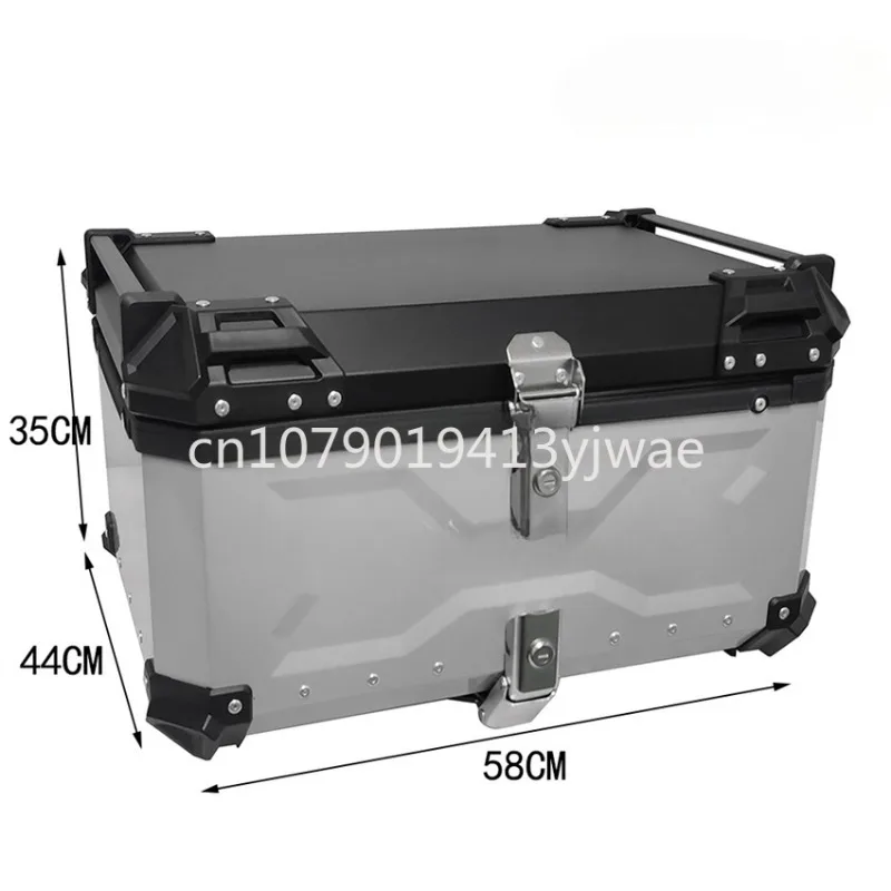 Мотоциклетный задний кофр для  – обзор и цена Aluminum Top Case Luggage Box 45L 55L