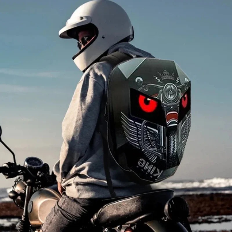 Велосипедный рюкзак Knight с L – обзор и цена Motorcycle Helmet Backpack Waterproof Led
