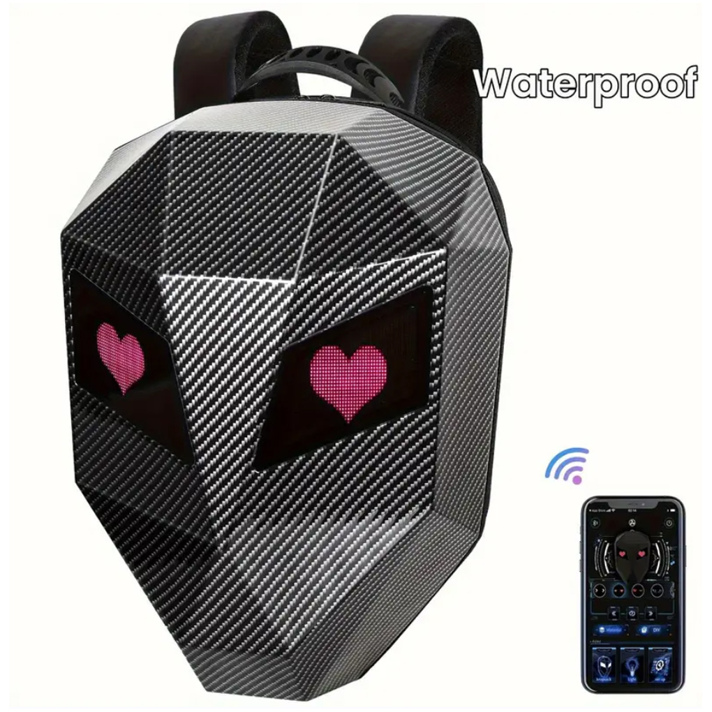 Светодиодный рюкзак для мужчин – обзор и цена Motorcycle Helmet Backpack Waterproof Led