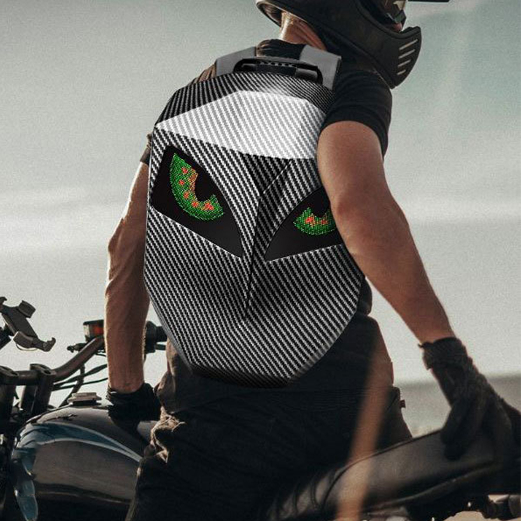 Светодиодный рюкзак для мужчин – обзор и цена Motorcycle Helmet Backpack Waterproof Led