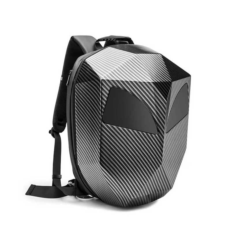 Умный светодиодный рюкзак Iron – обзор и цена Motorcycle Helmet Backpack Waterproof Led