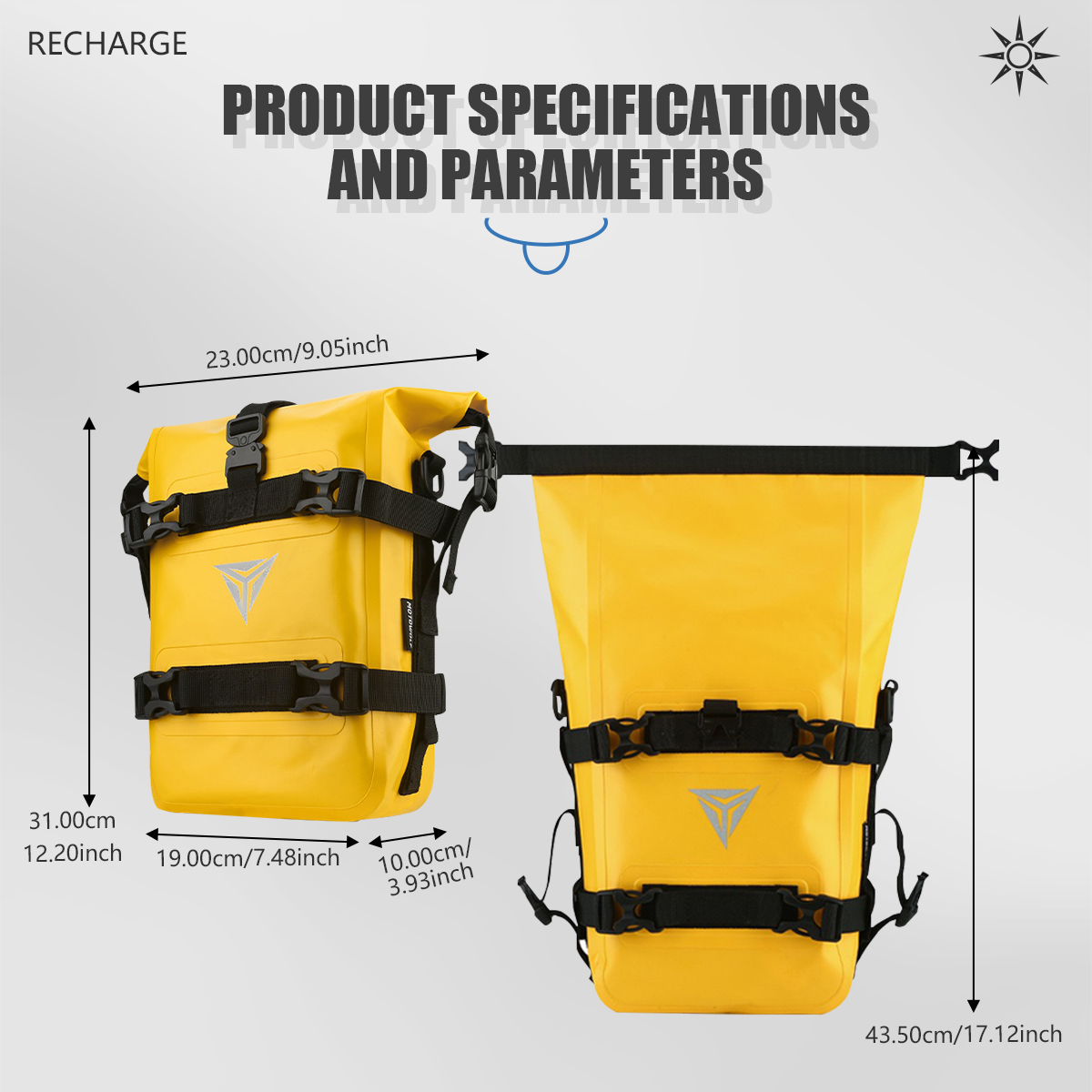 Водонепроницаемая сумка-кофр д – обзор и цена Motorcycle Crash Bar Waterproof Dry Bag