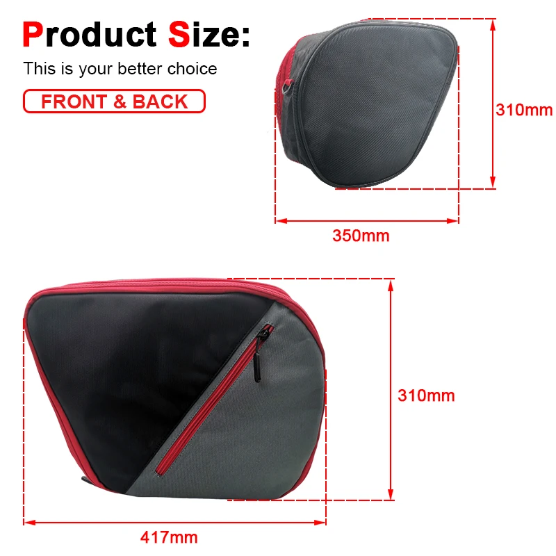 Новинка для Yamaha Tracer 9/90 – обзор и цена Motorcycle Saddlebag Liner Inner Bags
