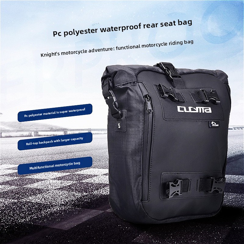 Водонепроницаемая сумка на зад – обзор и цена Motorcycle Tail Bag Waterproof Roll Top