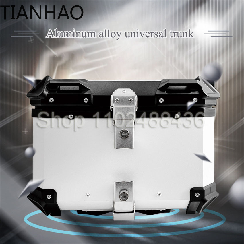 Универсальный мотоциклетный за – обзор и цена Aluminum Top Case Luggage Box 45L 55L