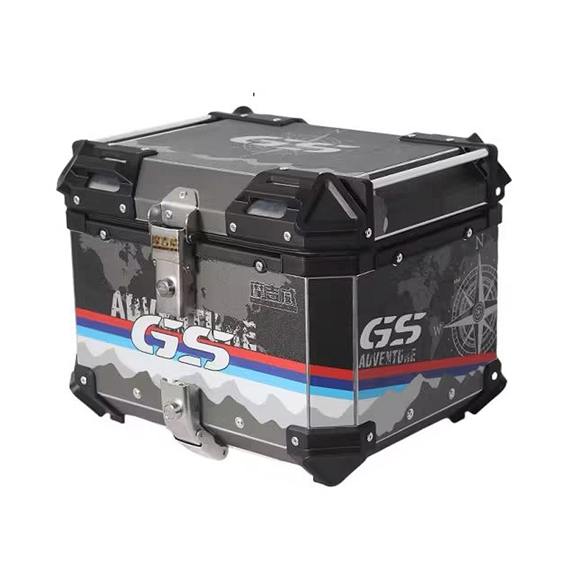 45L 55L Алюминиевый кофр для м – обзор и цена Aluminum Top Case Luggage Box 45L 55L