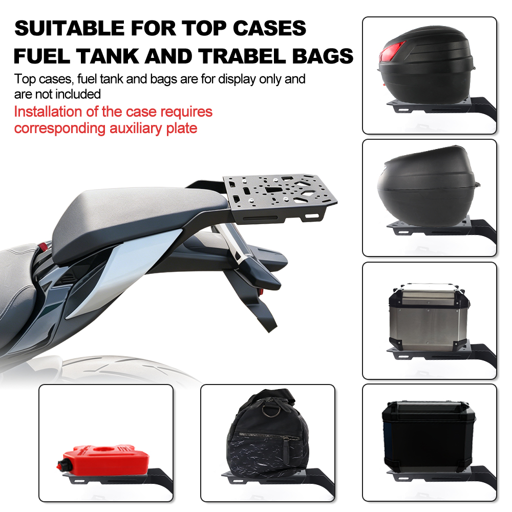 Задний багажник-крепление для  – обзор и цена Motorcycle Luggage Rack Rear Carrier Steel