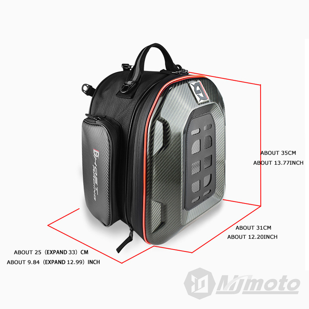 Расширяемая сумка для мотоцикл – обзор и цена Motorcycle Helmet Backpack Waterproof Led