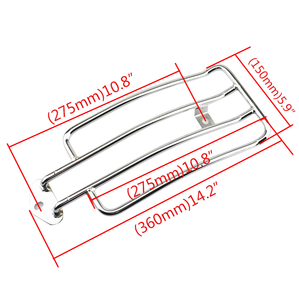 Задний багажник для мотоциклов – обзор и цена Motorcycle Luggage Rack Rear Carrier Steel