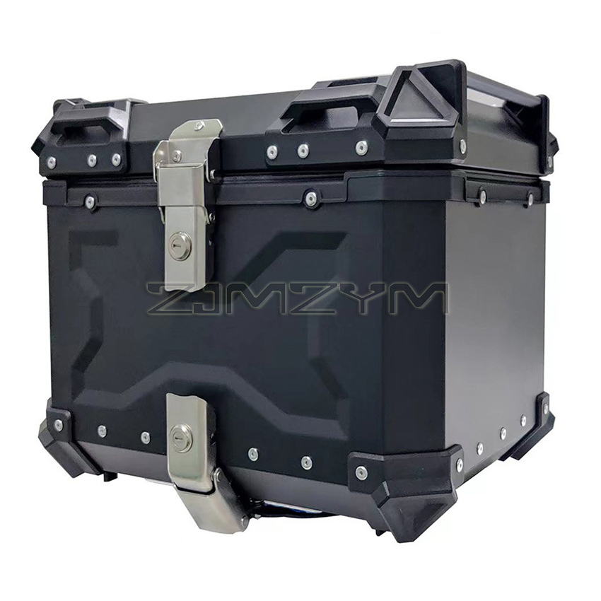 Задний верхний чехол для мотоц – обзор и цена Aluminum Top Case Luggage Box 45L 55L
