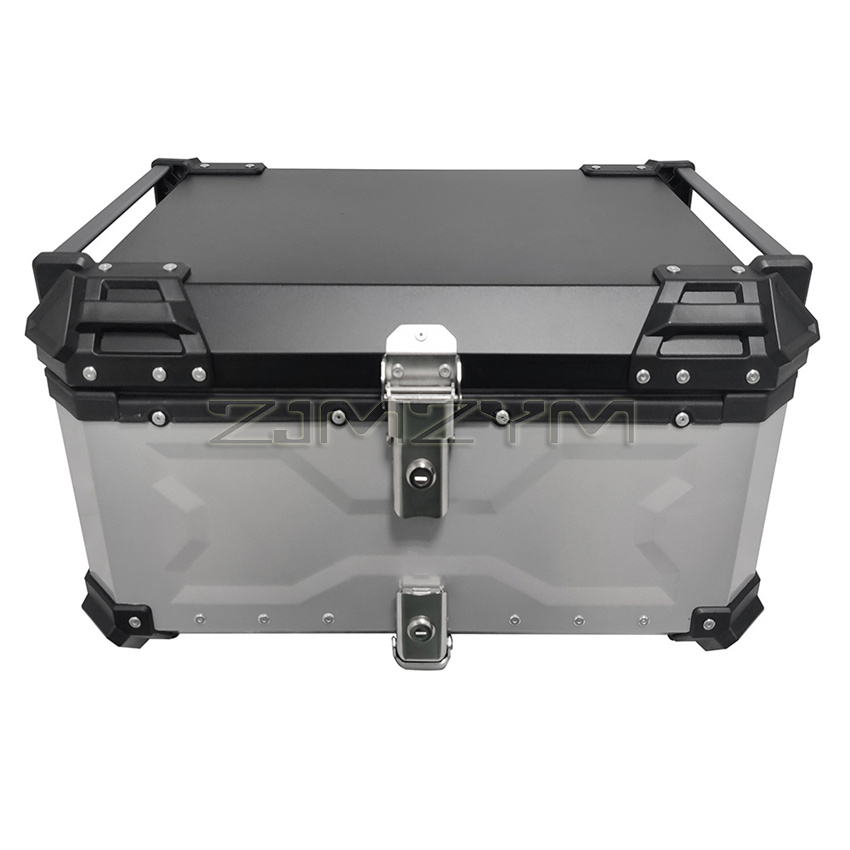 Задний верхний чехол для мотоц – обзор и цена Aluminum Top Case Luggage Box 45L 55L