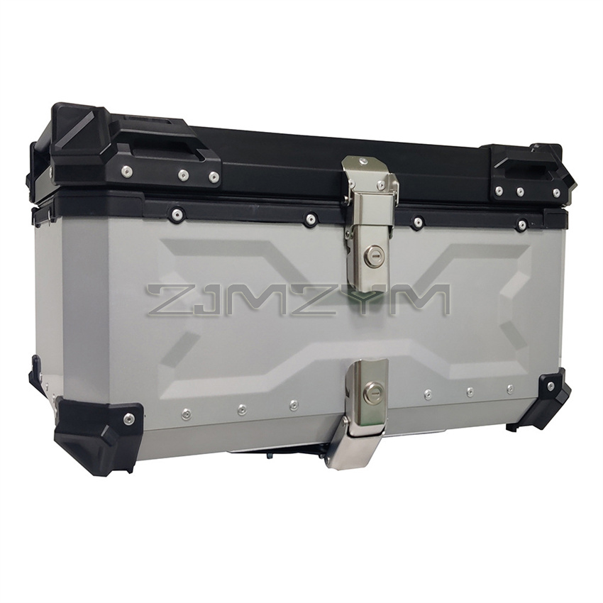 Задний верхний чехол для мотоц – обзор и цена Aluminum Top Case Luggage Box 45L 55L